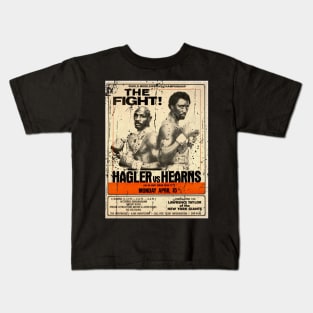 Marvin Hagler vs Hearns Kids T-Shirt